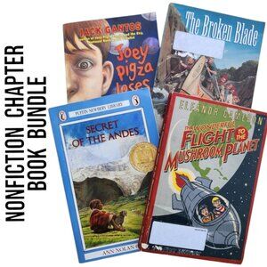 4 books book bundle Lot Set Chapter Books Young Adult Poem Literature Novels